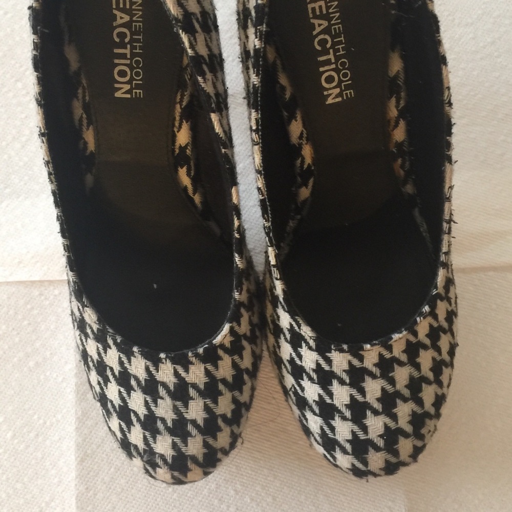 Kenneth Cole houndstooth shoes size 7.5